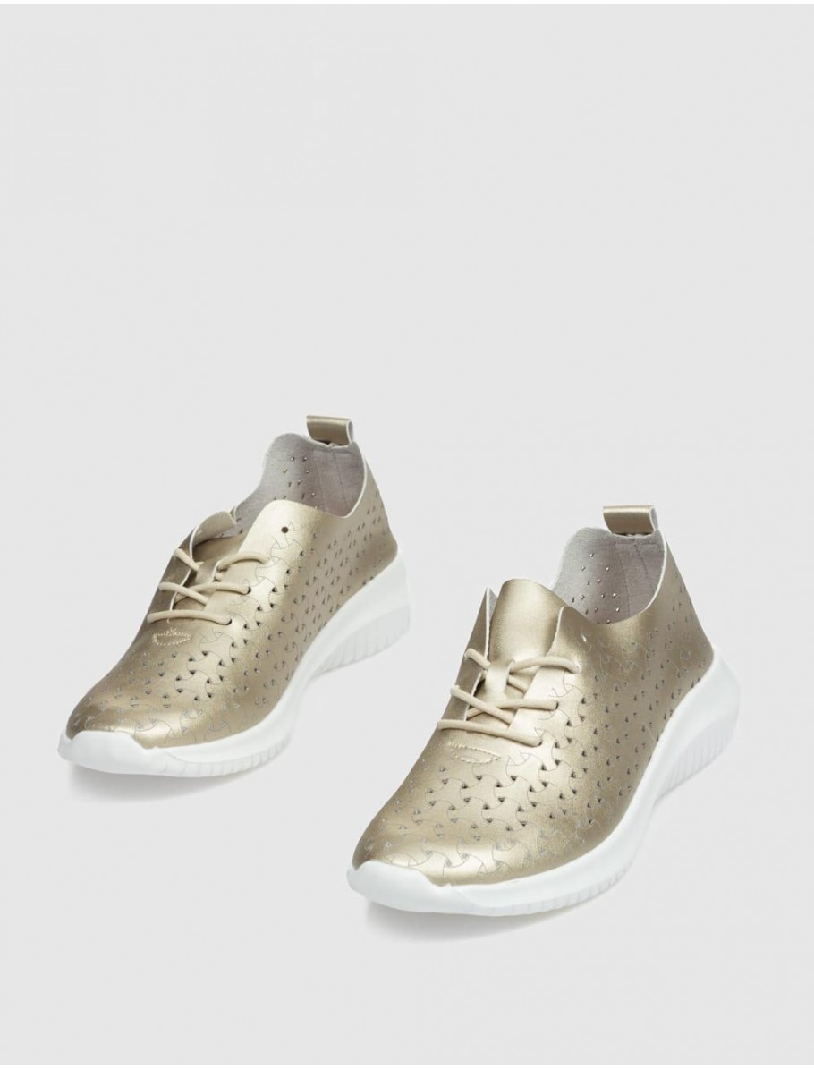 ZAPATILLA ECOLIGEROS LIBERTE ORO