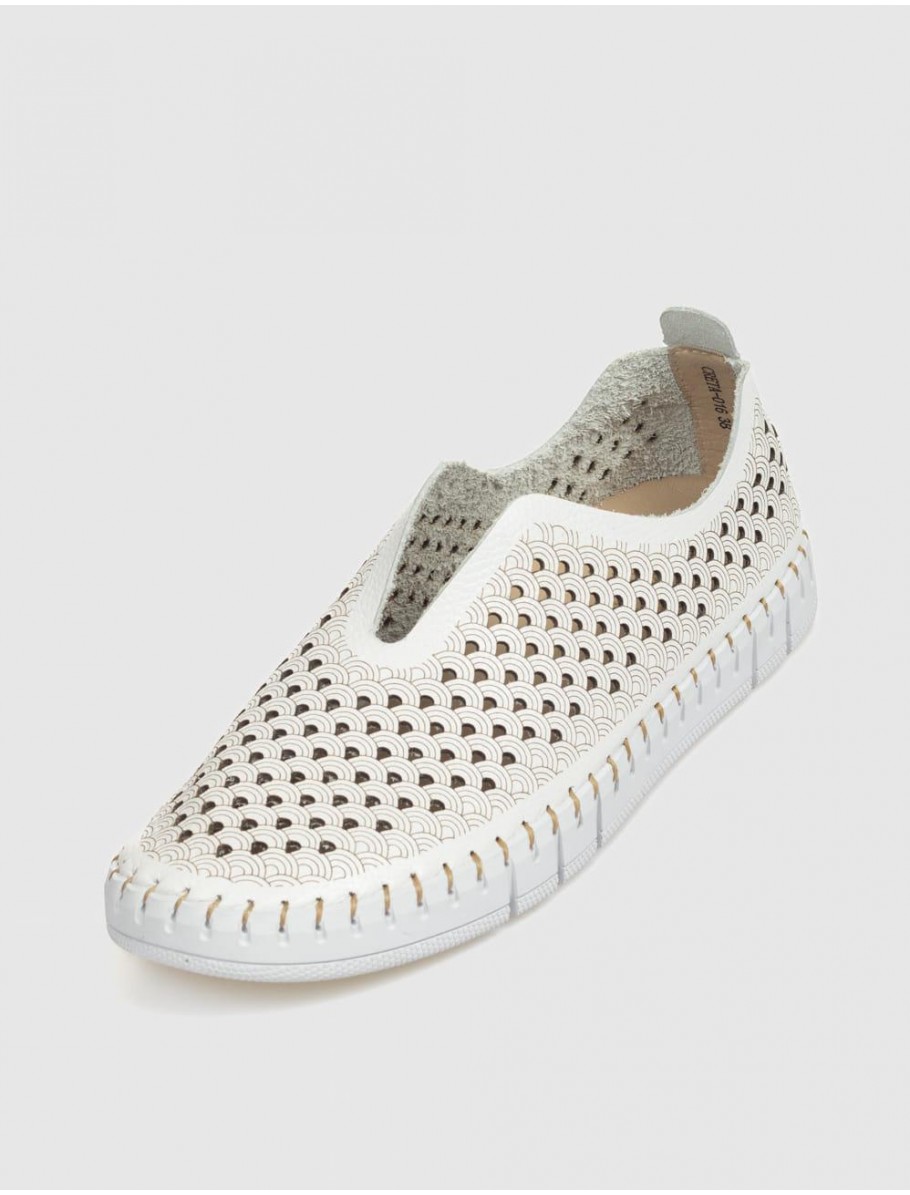 ZAPATILLA THE HAPPY MONK CRETA 016 BLANCO