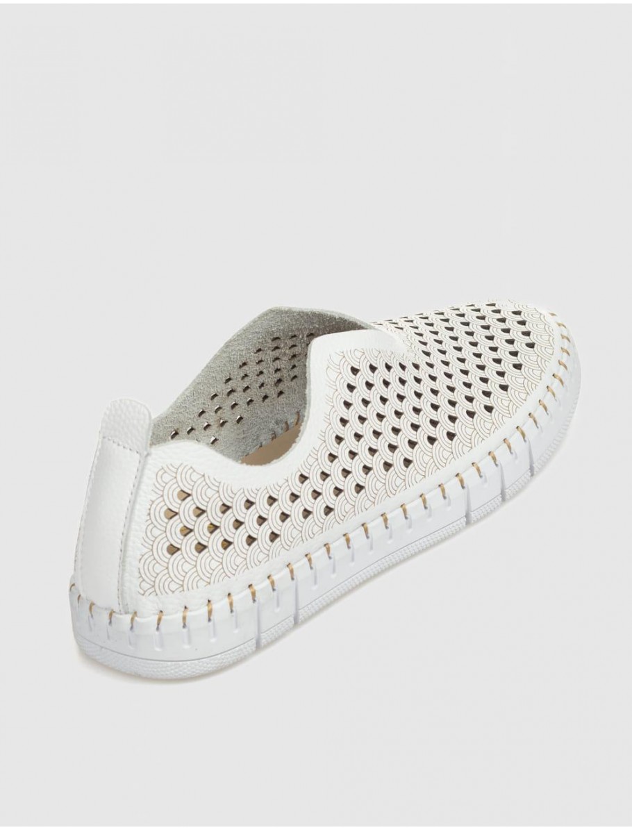 ZAPATILLA THE HAPPY MONK CRETA 016 BLANCO