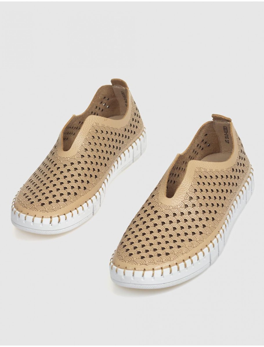 ZAPATILLA THE HAPPY MONK CRETA 016 BEIG