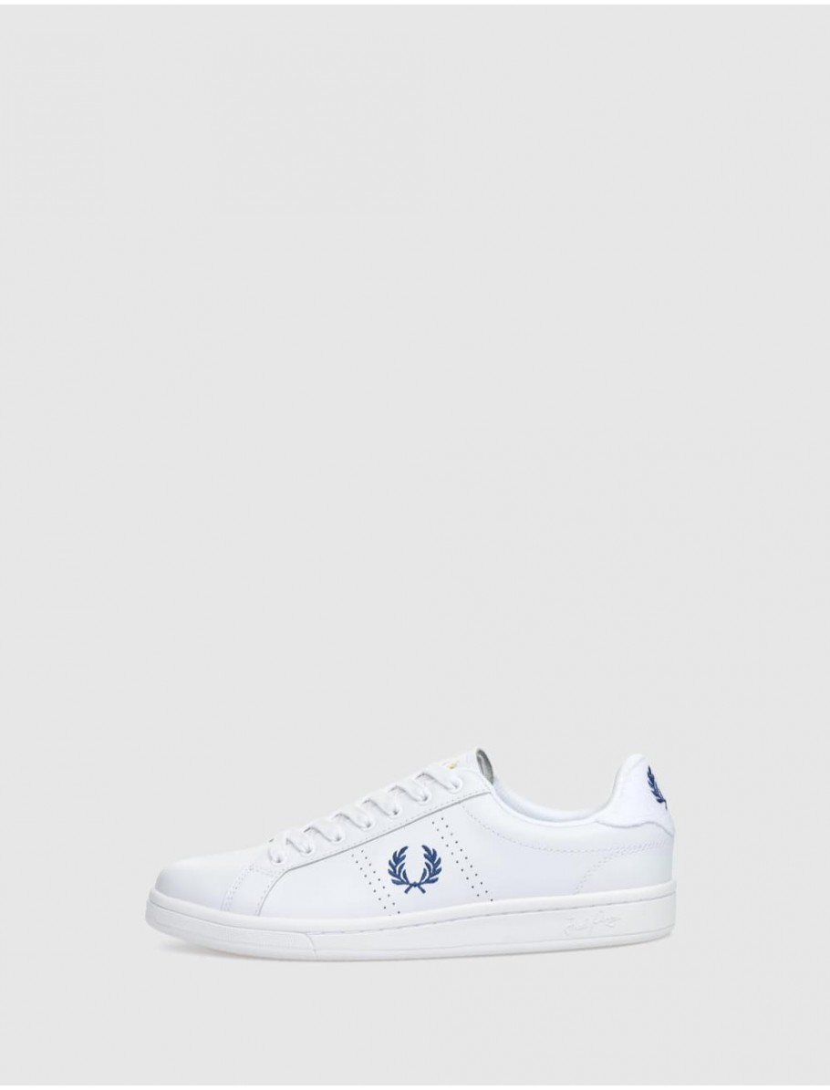 ZAPATILLA URBANA FRED PERRY B6333 B721 LEATHER TOWELLING BLANCO