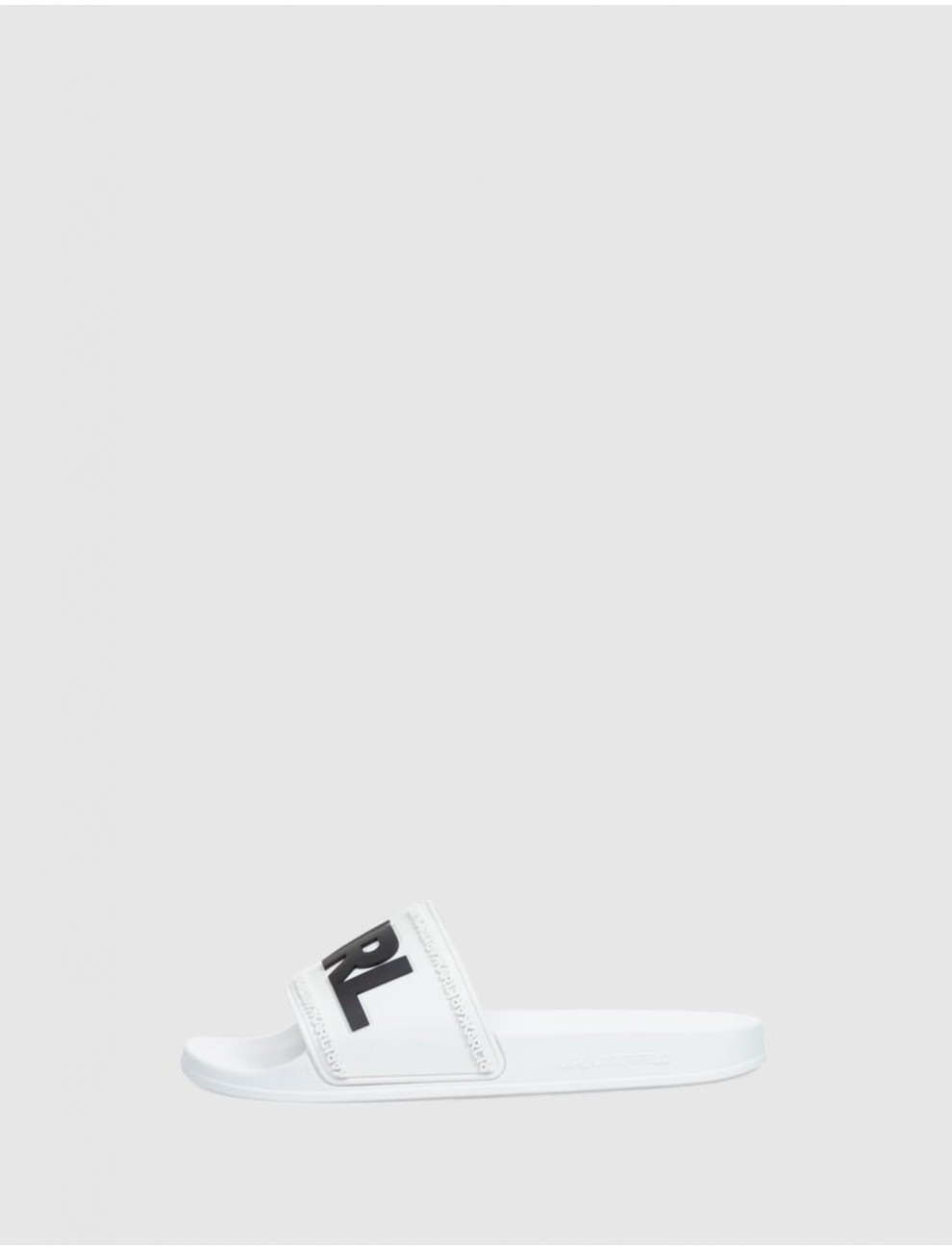 CHANCLA KARL LAGERFELD KONDO KARL LOGO SLIDE BLANCO