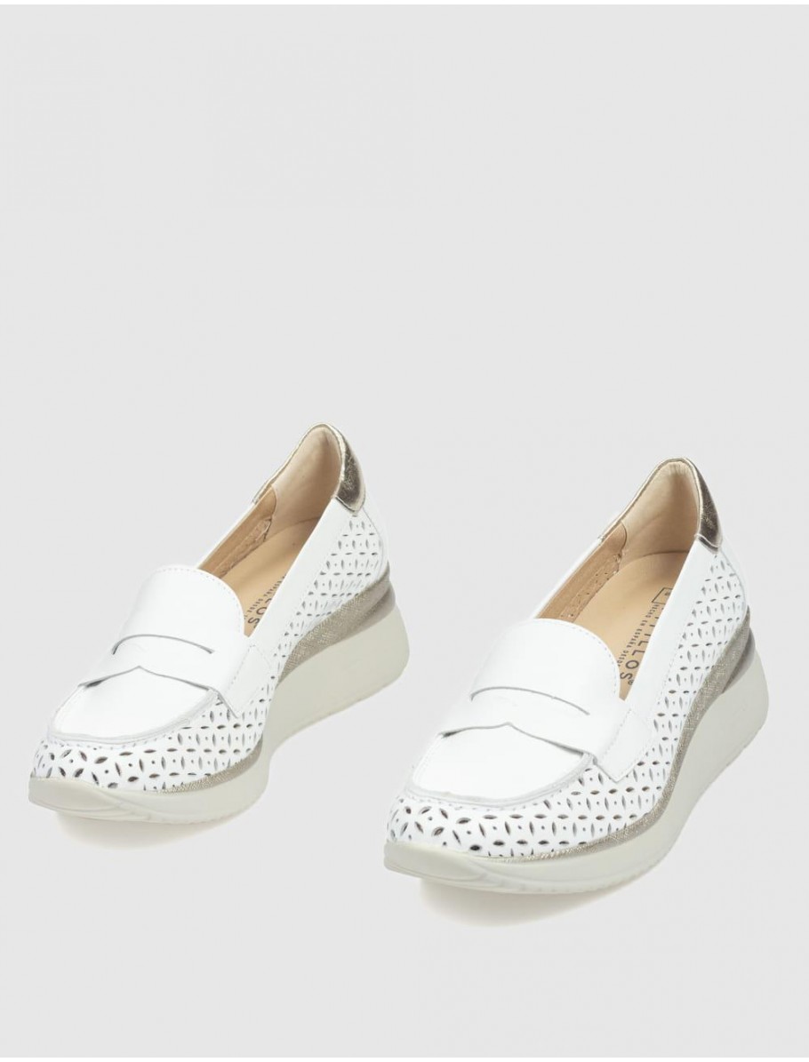 MOCASiN PITILLOS 5661 BLANCO