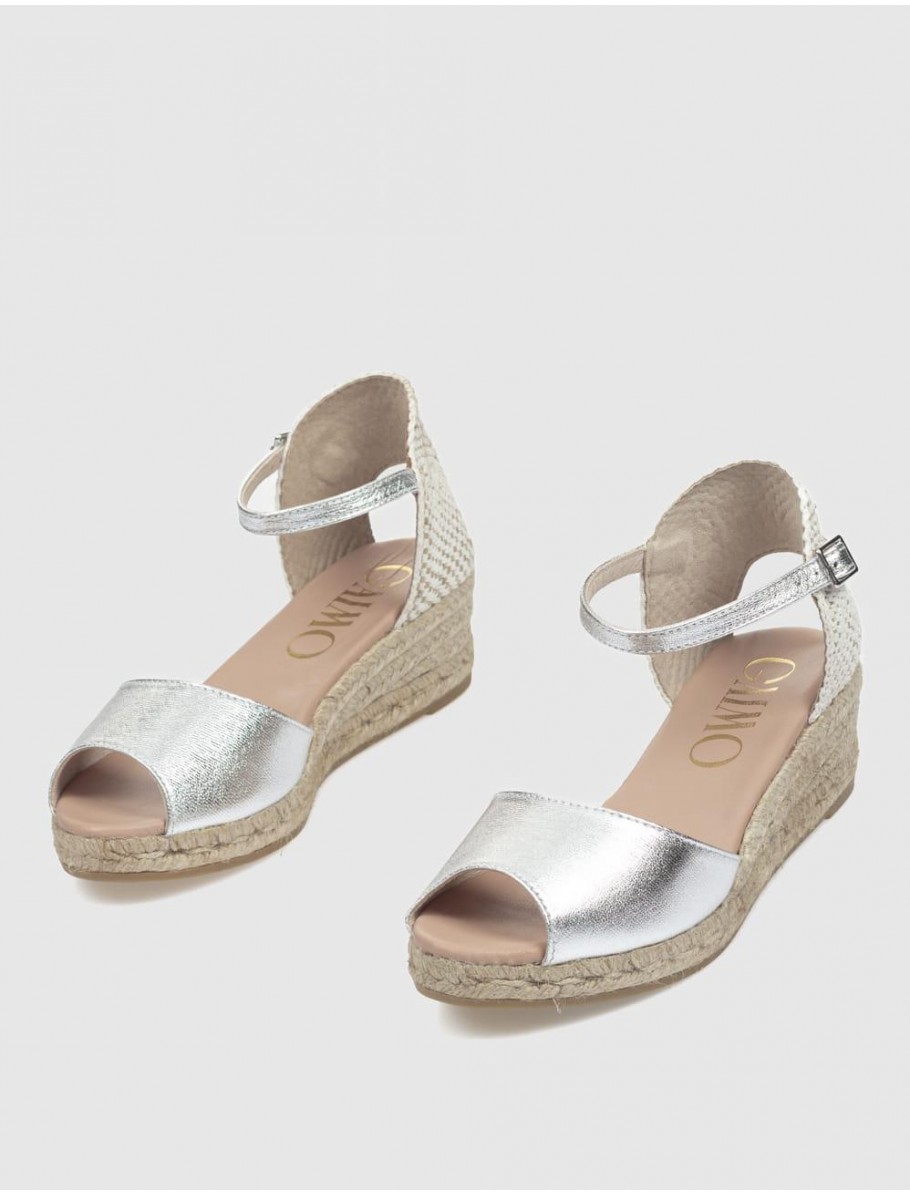 ALPARGATA GAIMO SEDAL PLATA