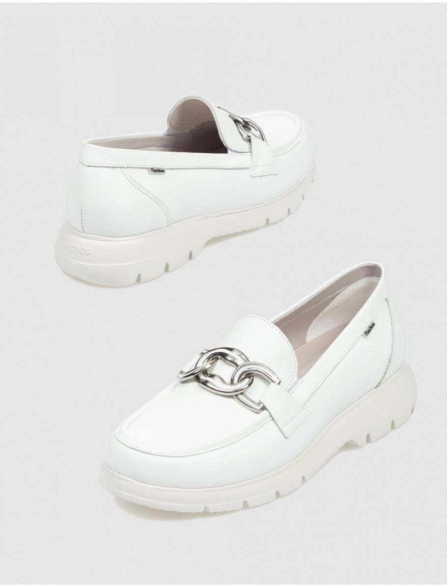 MOCASiN FLUCHOS F1937 BLANCO