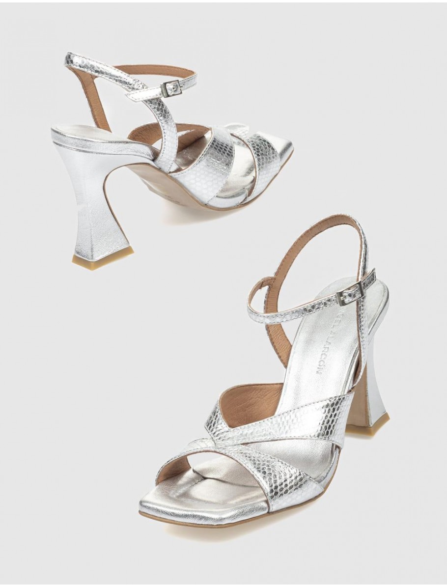 SANDALIA ANGEL ALARCON 24083 PLATA