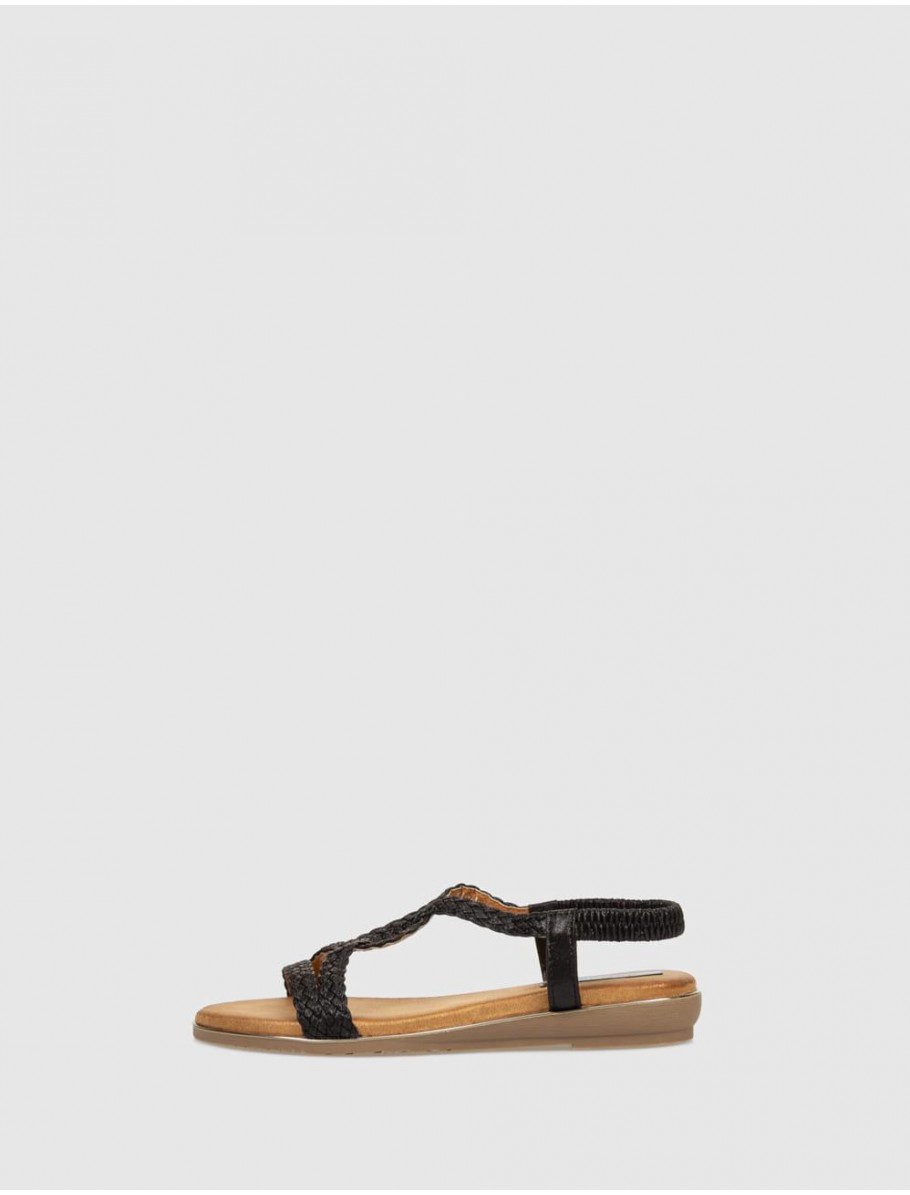 SANDALIA KAMOME MARKAB NEGRO