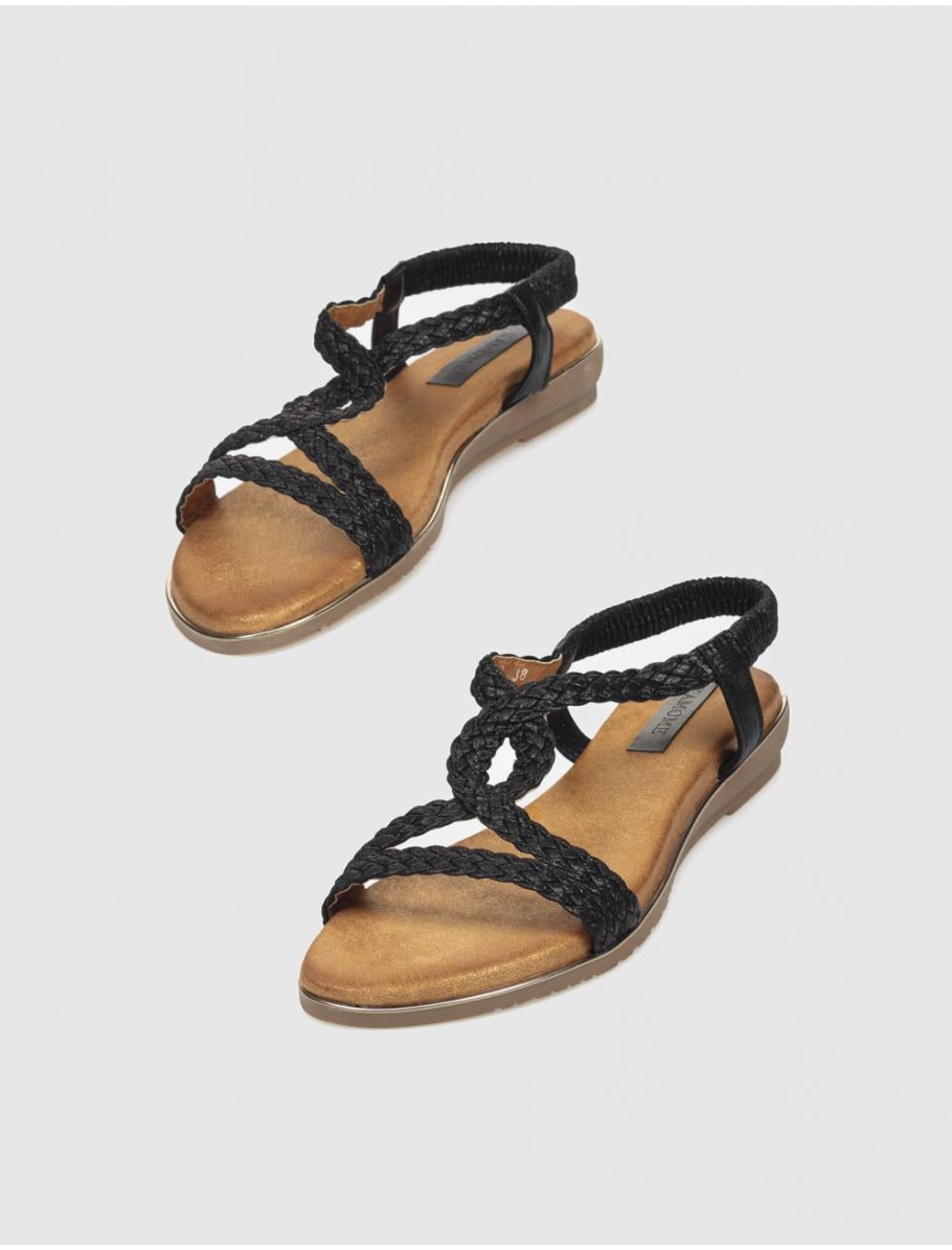 SANDALIA KAMOME MARKAB NEGRO