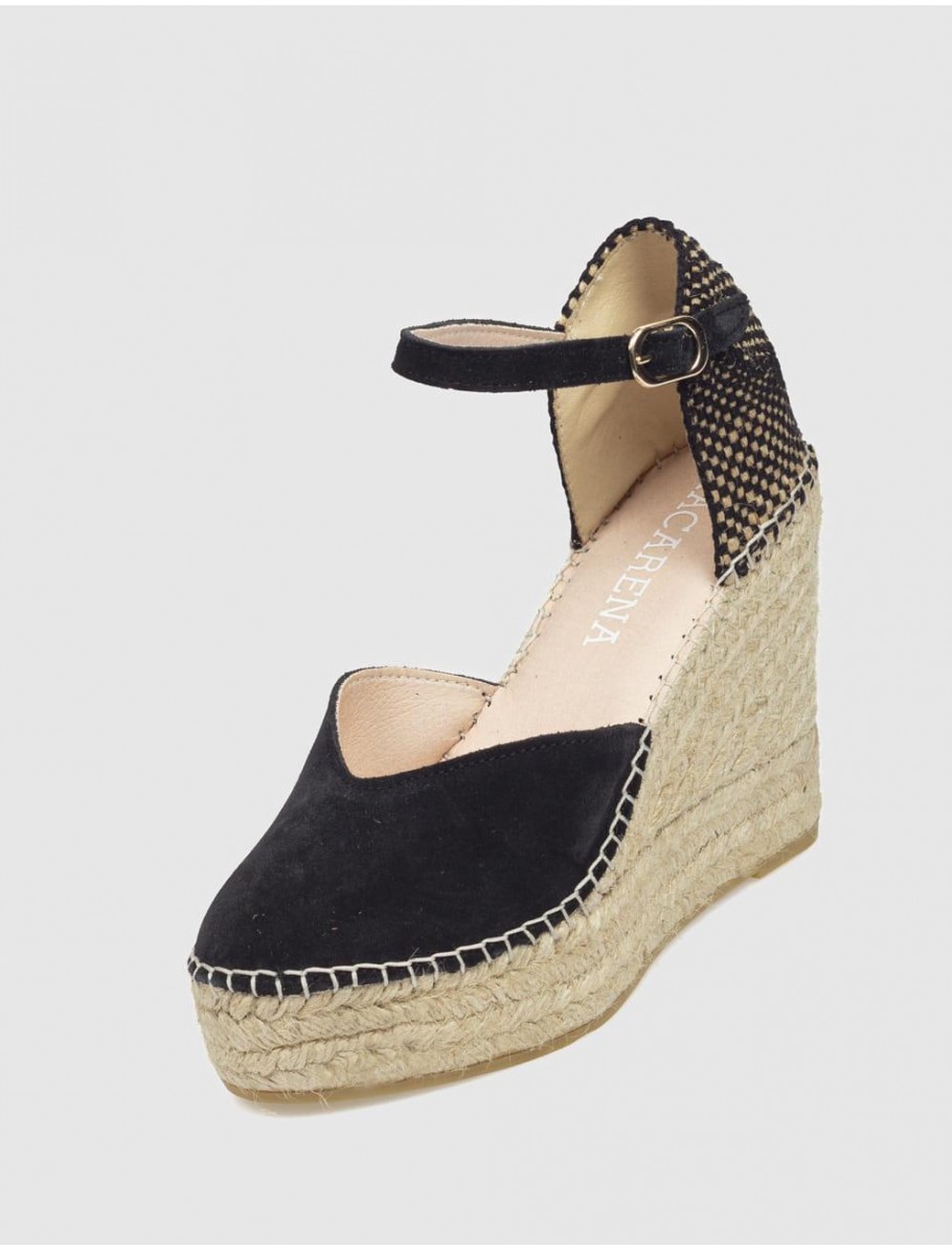 ALPARGATA MACARENA ALBA 6 NEGRO