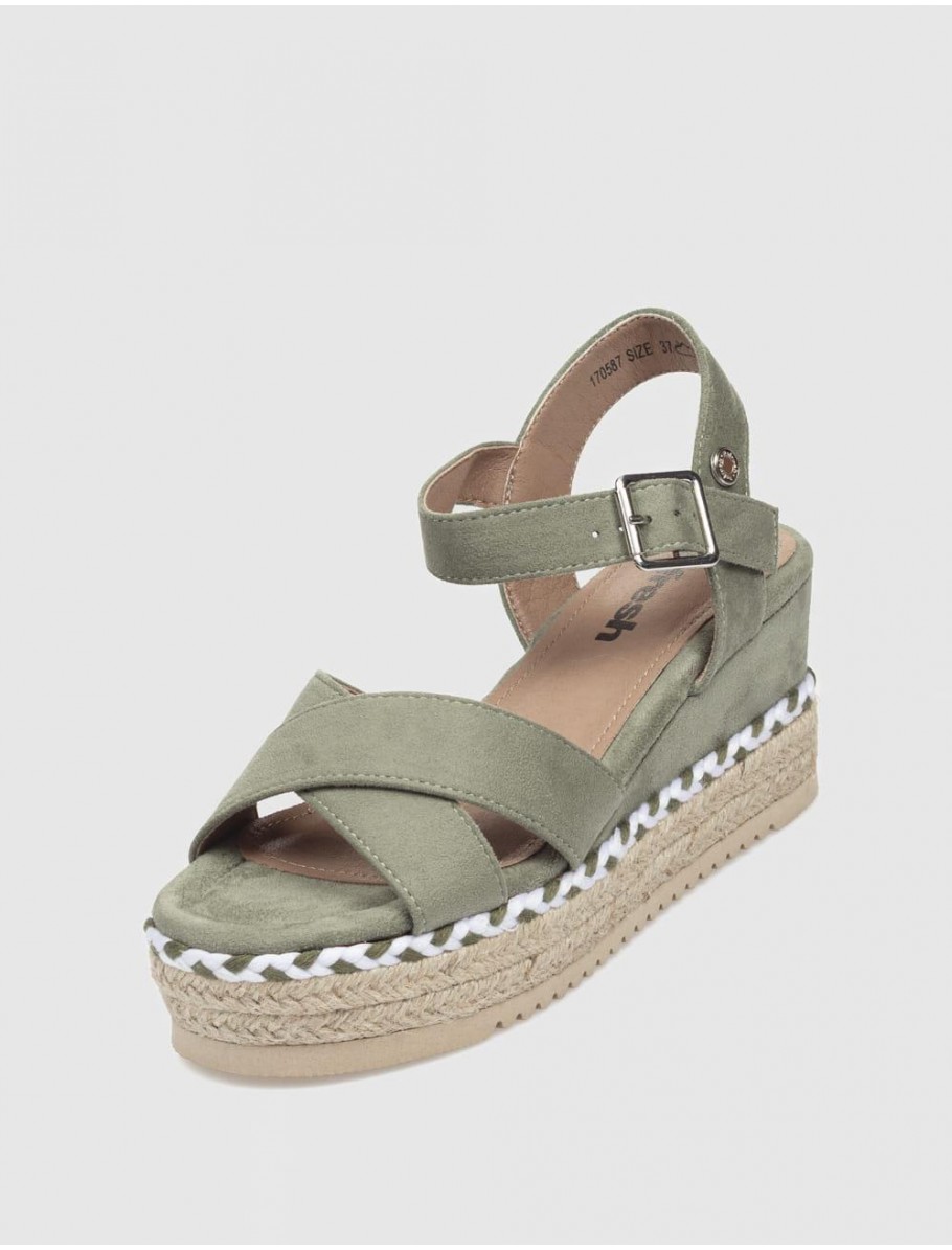 SANDALIA REFRESH 170587 VERDE