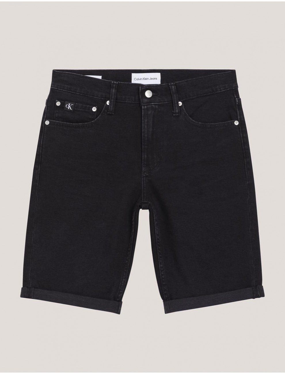 SHORT VAQUERO CALVIN KLEIN SLIM SHORT NEGRO