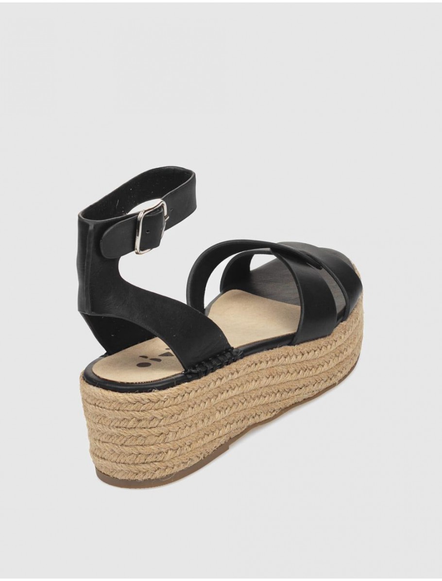 SANDALIA OBVIO SHOES M4390 ATLAS NEGRO