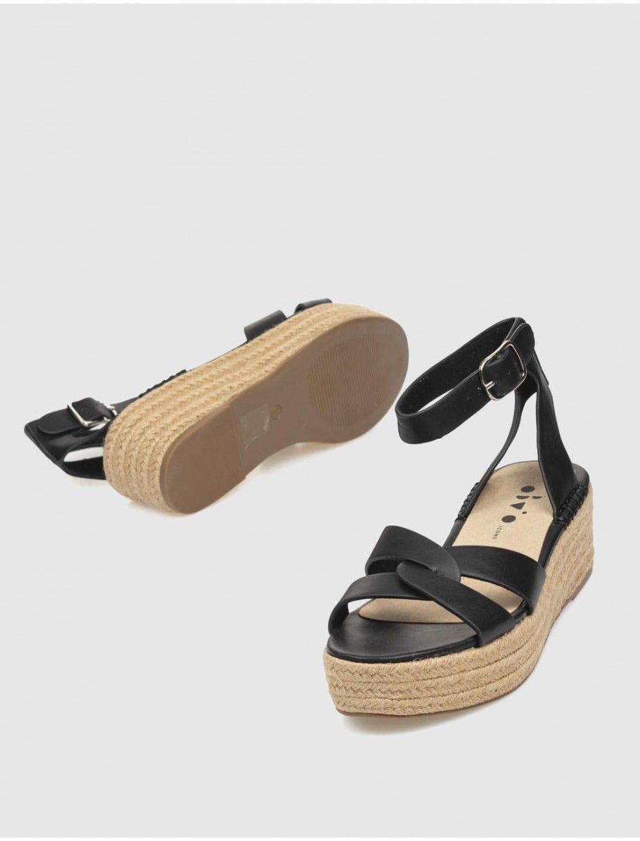 SANDALIA OBVIO SHOES M4390 ATLAS NEGRO