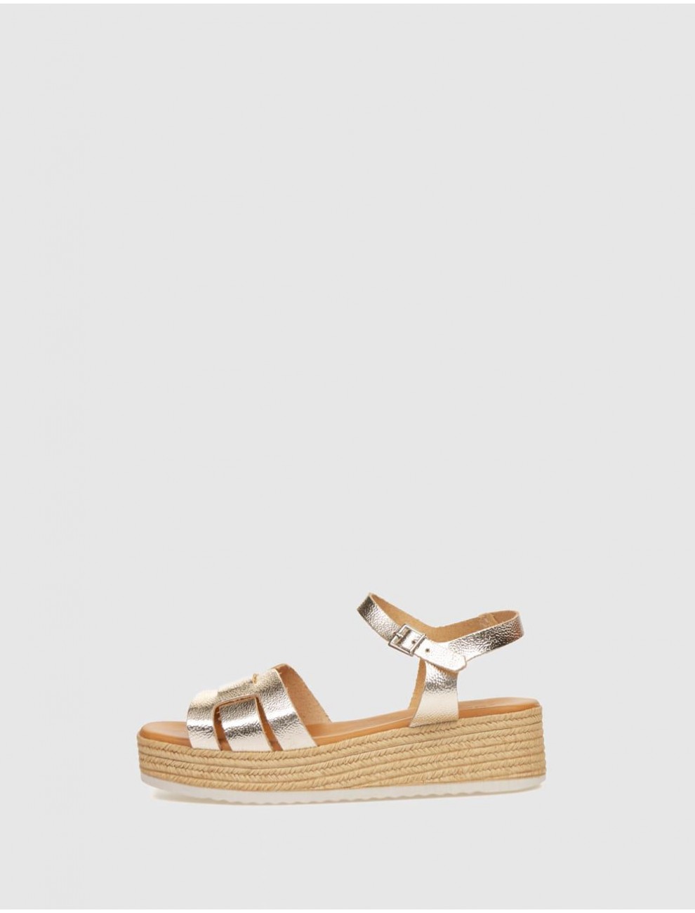 SANDALIA KAMOME ZIBAL PLATINO