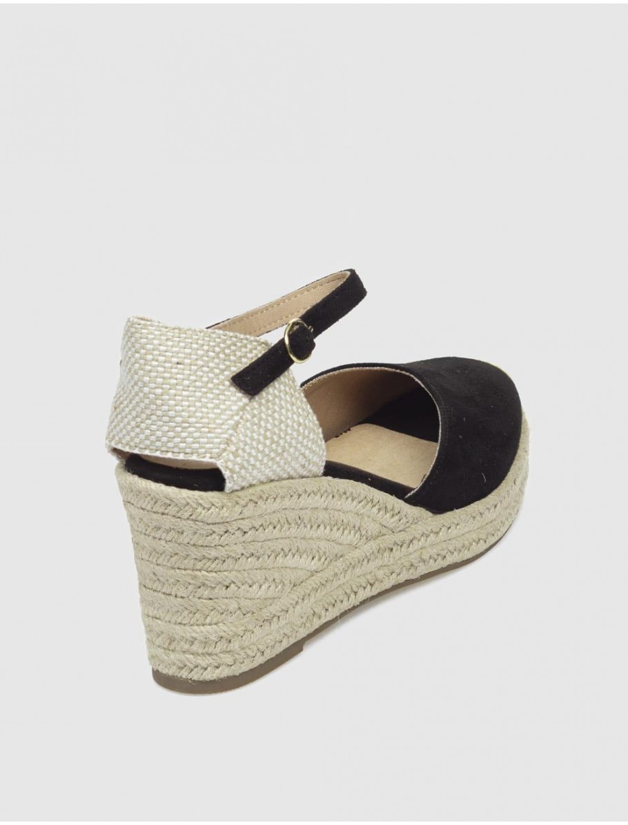 ALPARGATA OBVIO CHIARA NEGRO