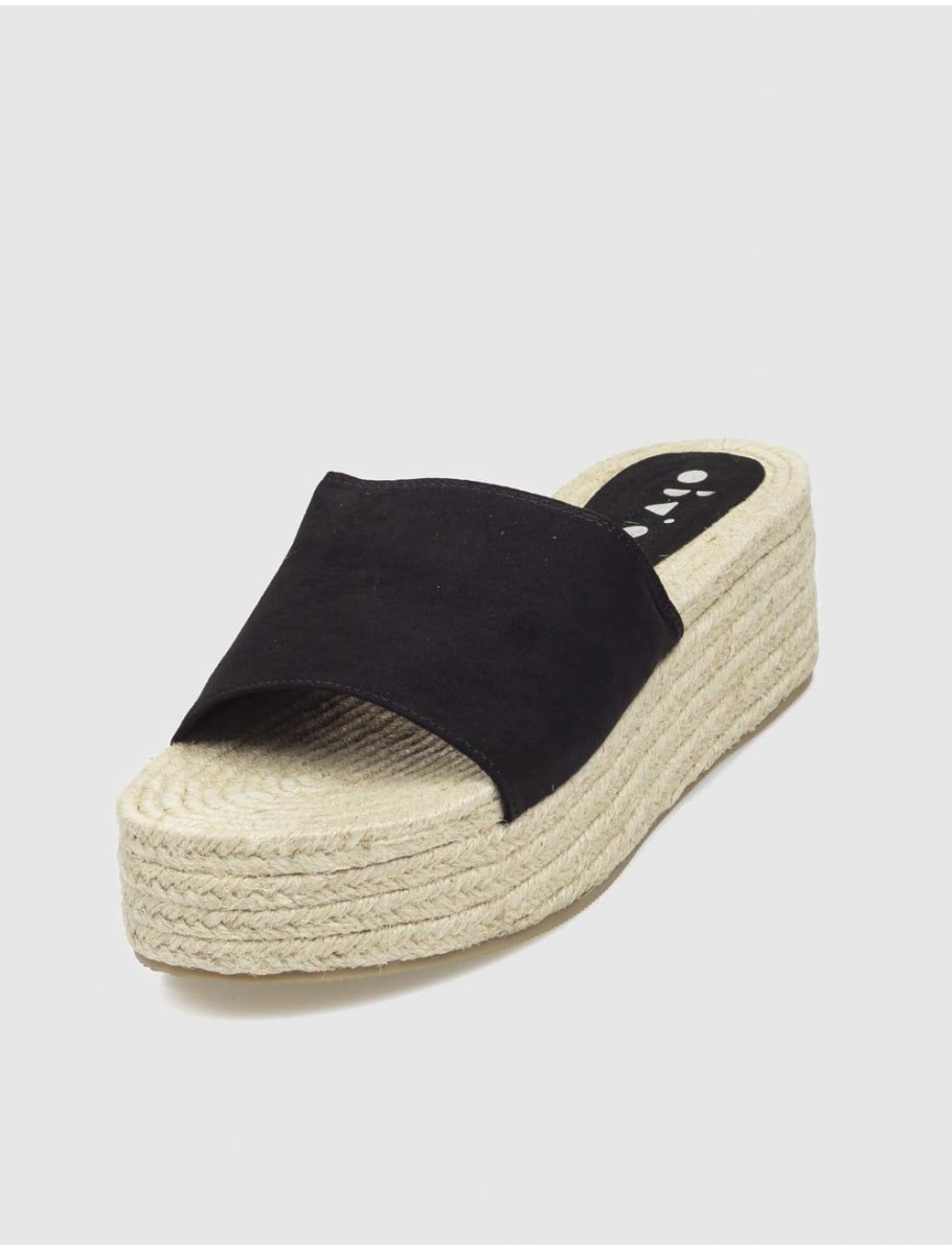 SANDALIA OBVIO SHOES DUBHE NEGRO