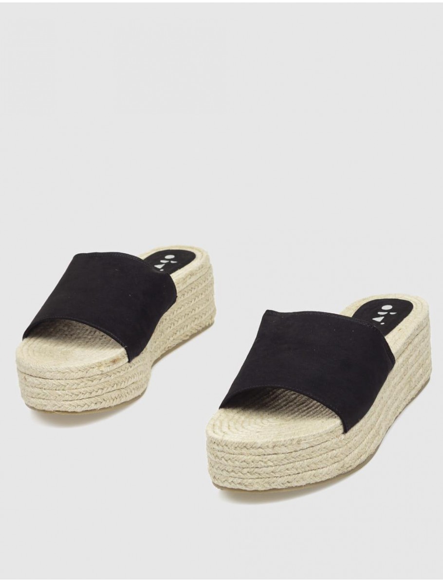 SANDALIA OBVIO SHOES DUBHE NEGRO