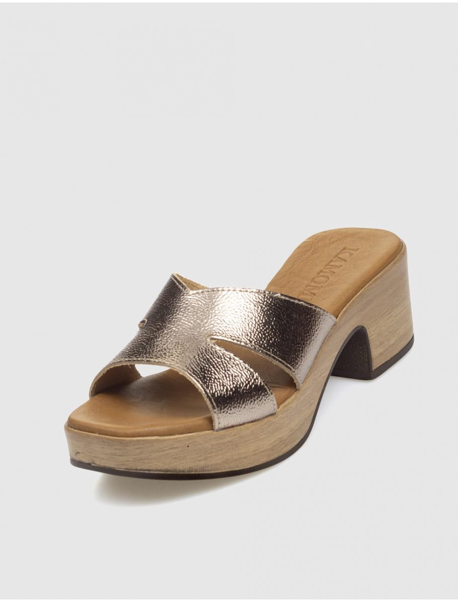 SANDALIA KAMOME LICH BRONCE