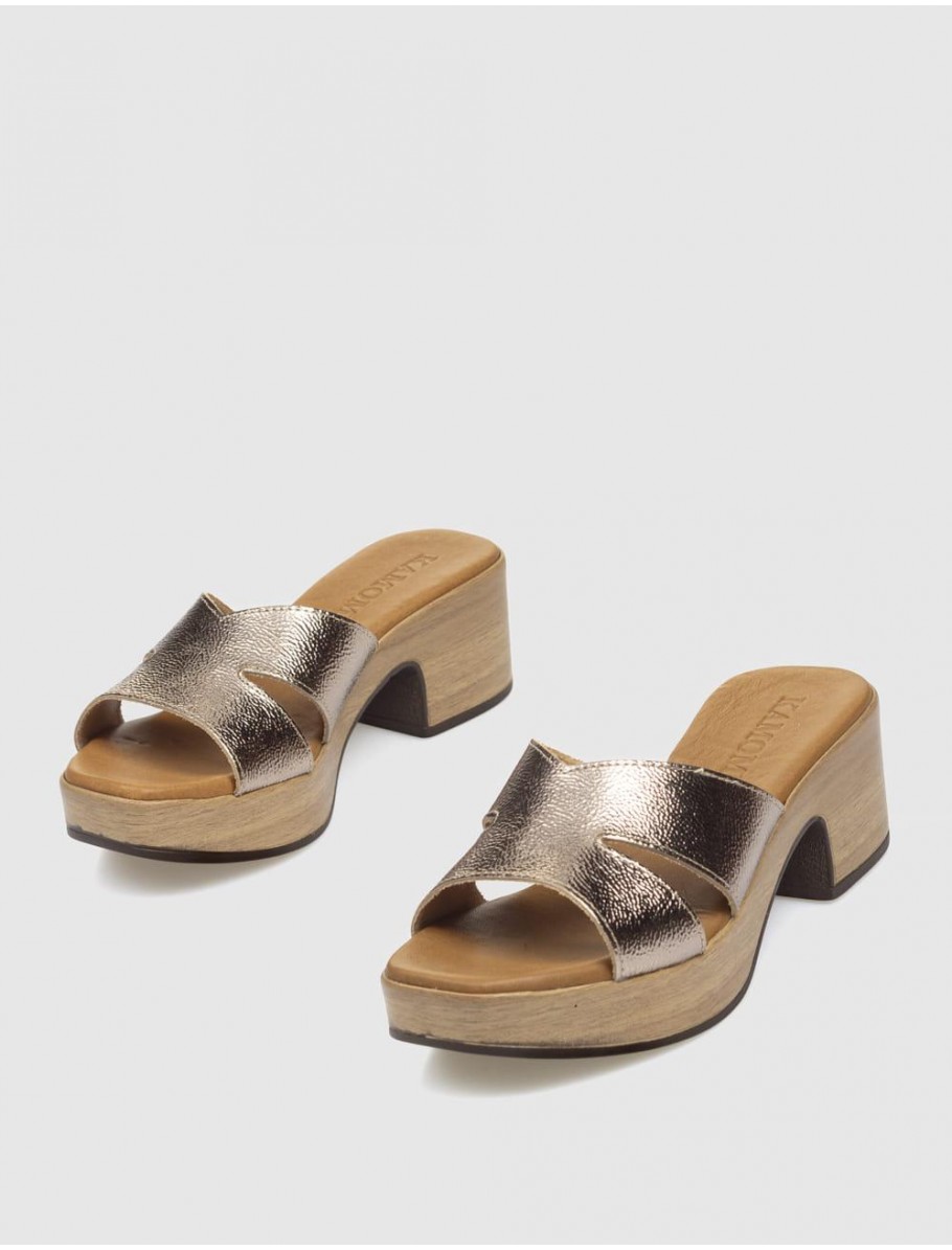 SANDALIA KAMOME LICH BRONCE