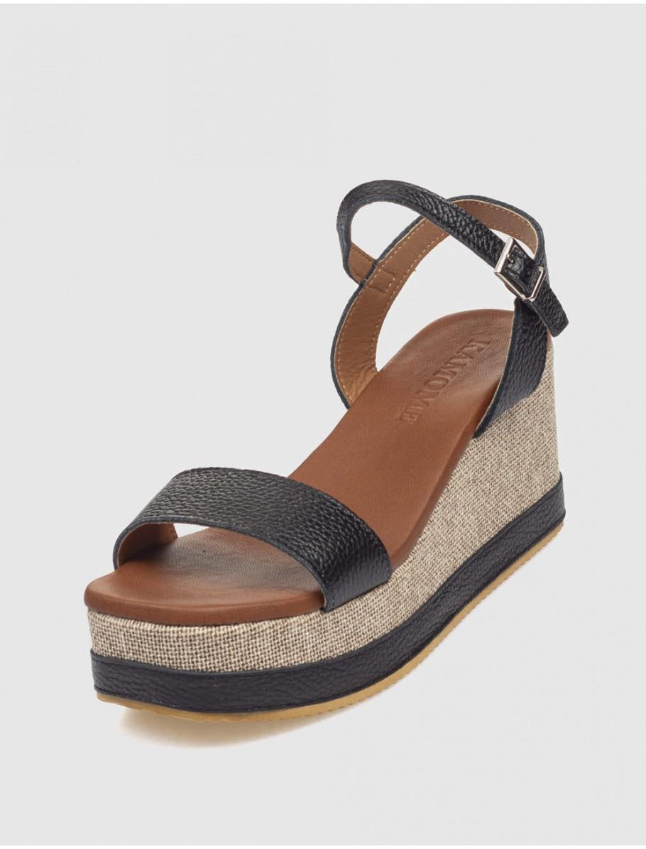 SANDALIA KAMOME ARA NEGRO