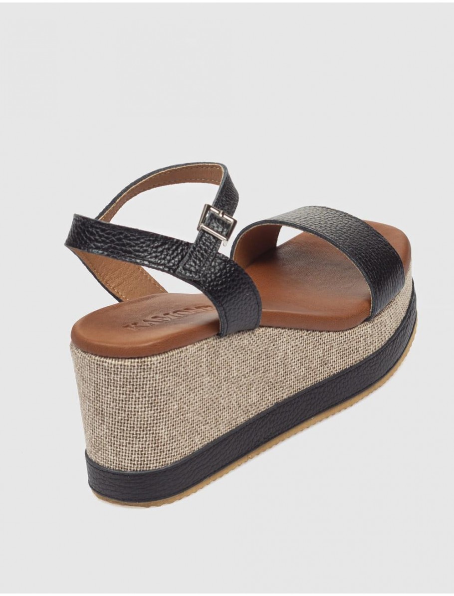 SANDALIA KAMOME ARA NEGRO