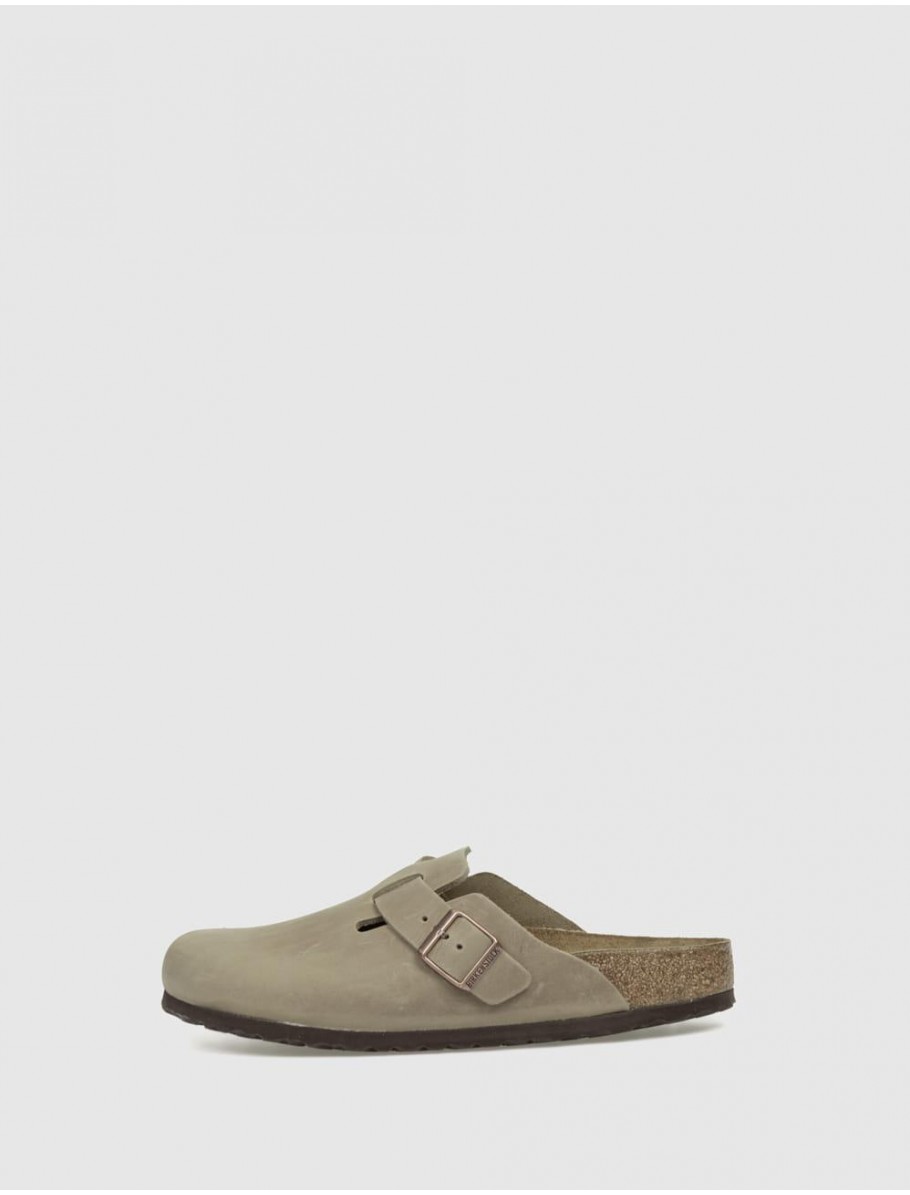 ZUECO BIRKENSTOCK BOSTON MARRoN
