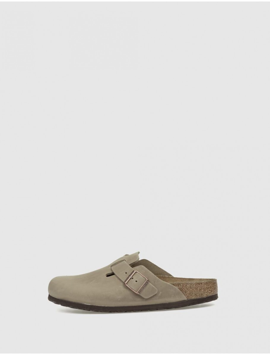 ZUECO BIRKENSTOCK BOSTON MARRoN