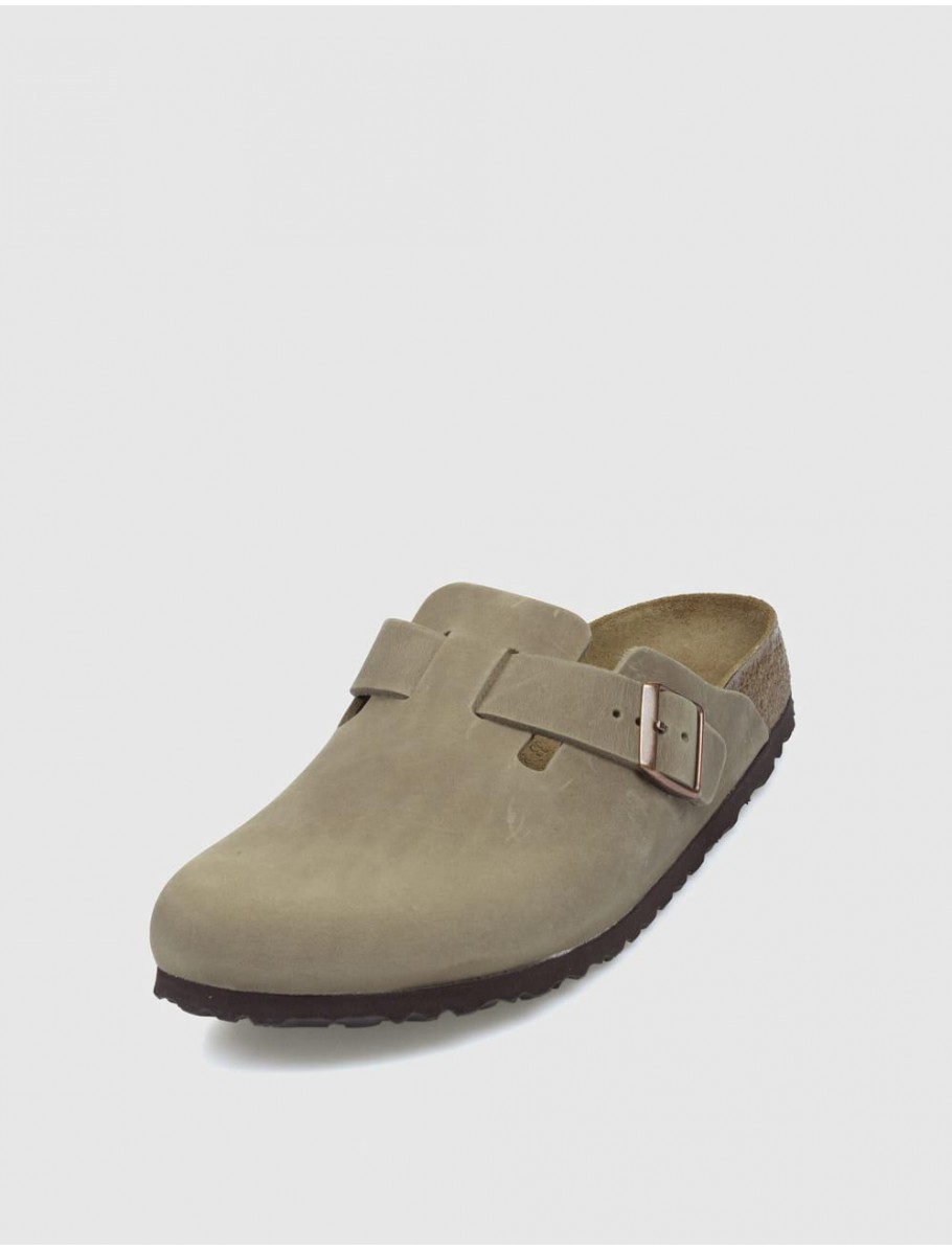 ZUECO BIRKENSTOCK BOSTON MARRoN