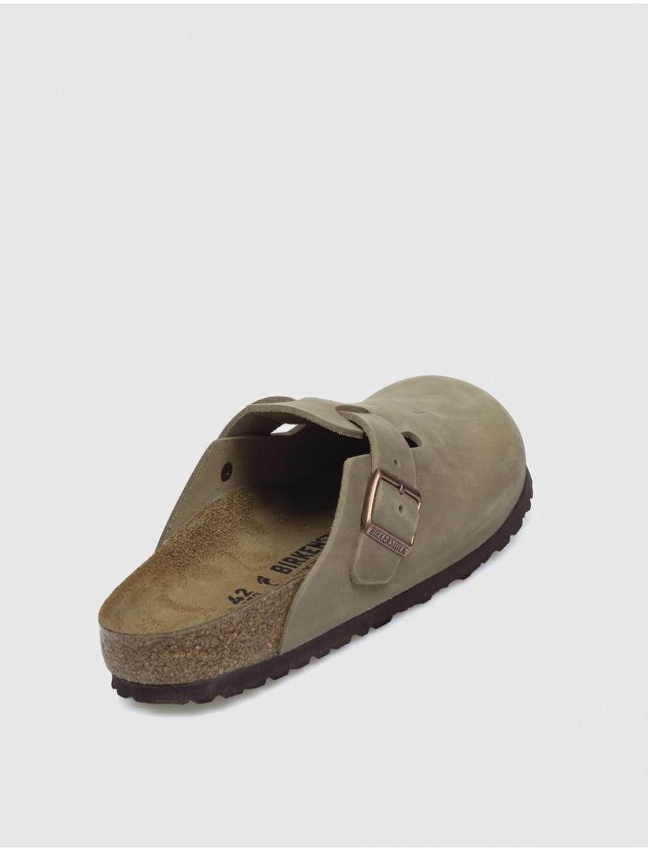 ZUECO BIRKENSTOCK BOSTON MARRoN