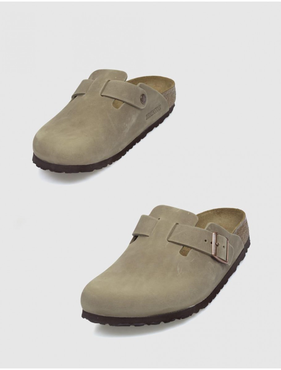ZUECO BIRKENSTOCK BOSTON MARRoN