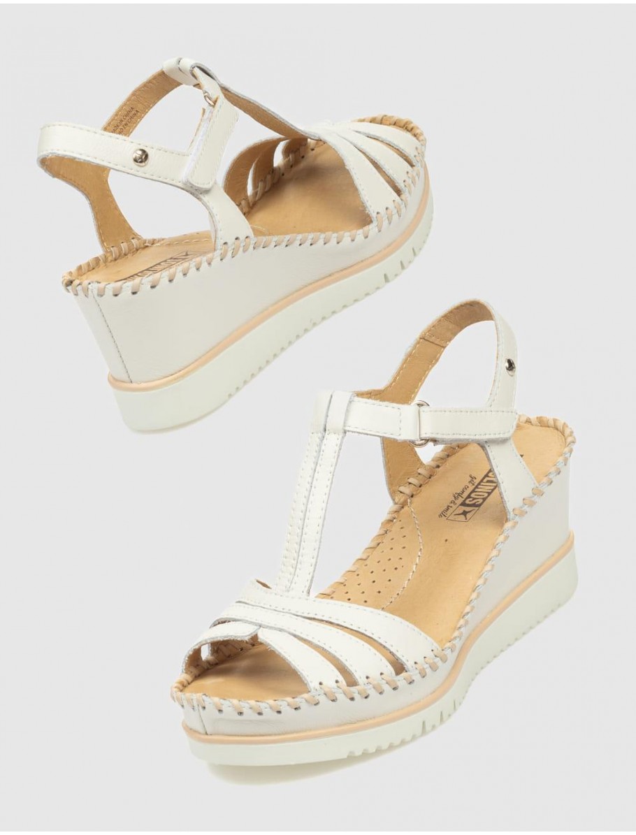 SANDALIA PIKOLINOS AGUADULCE BEIG