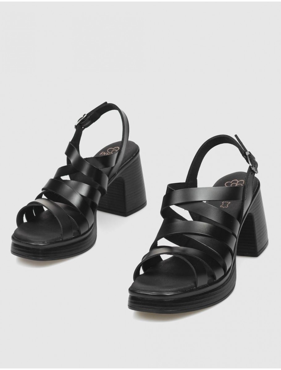 SANDALIA PORRONET 3053 NEGRO
