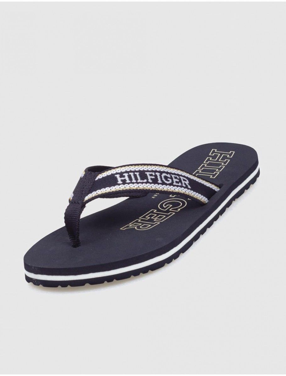 SANDALIA DE DEDO TOMMY HILFIGER HILFIGER BEACH SANDAL MARINO