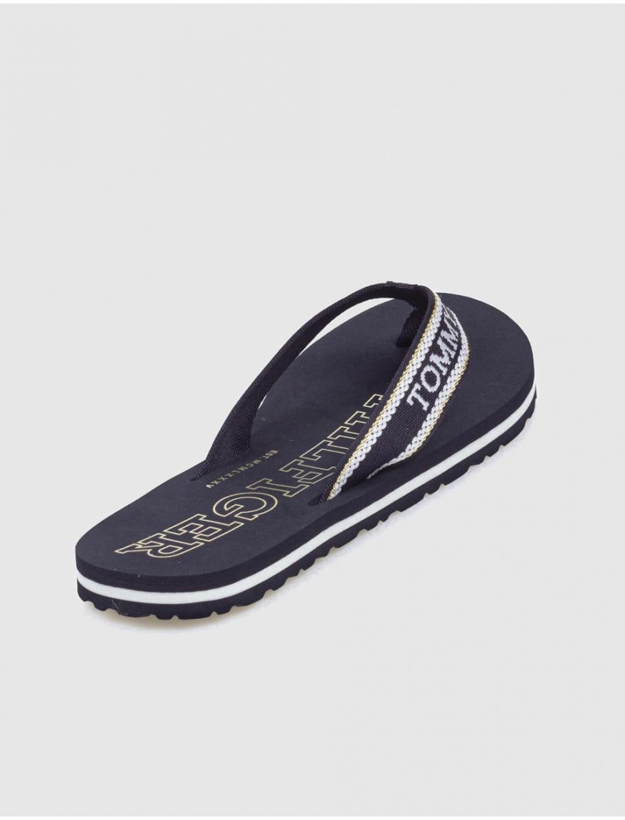 SANDALIA DE DEDO TOMMY HILFIGER HILFIGER BEACH SANDAL MARINO