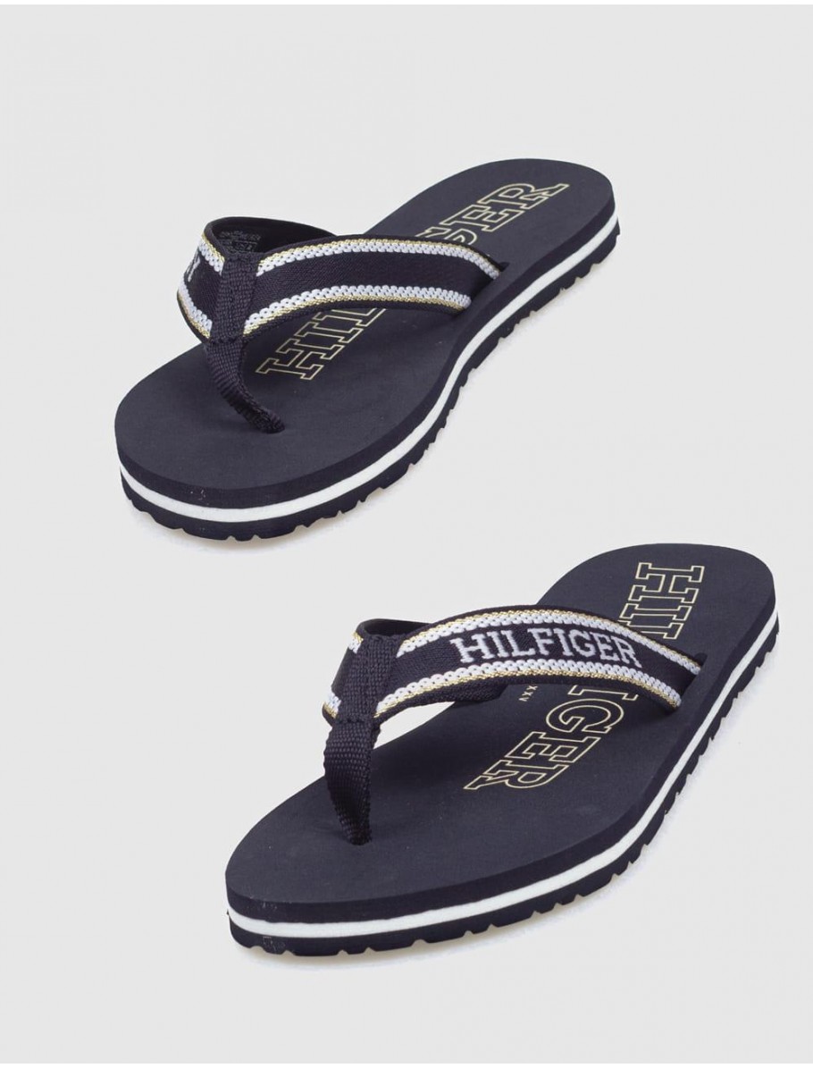 SANDALIA DE DEDO TOMMY HILFIGER HILFIGER BEACH SANDAL MARINO