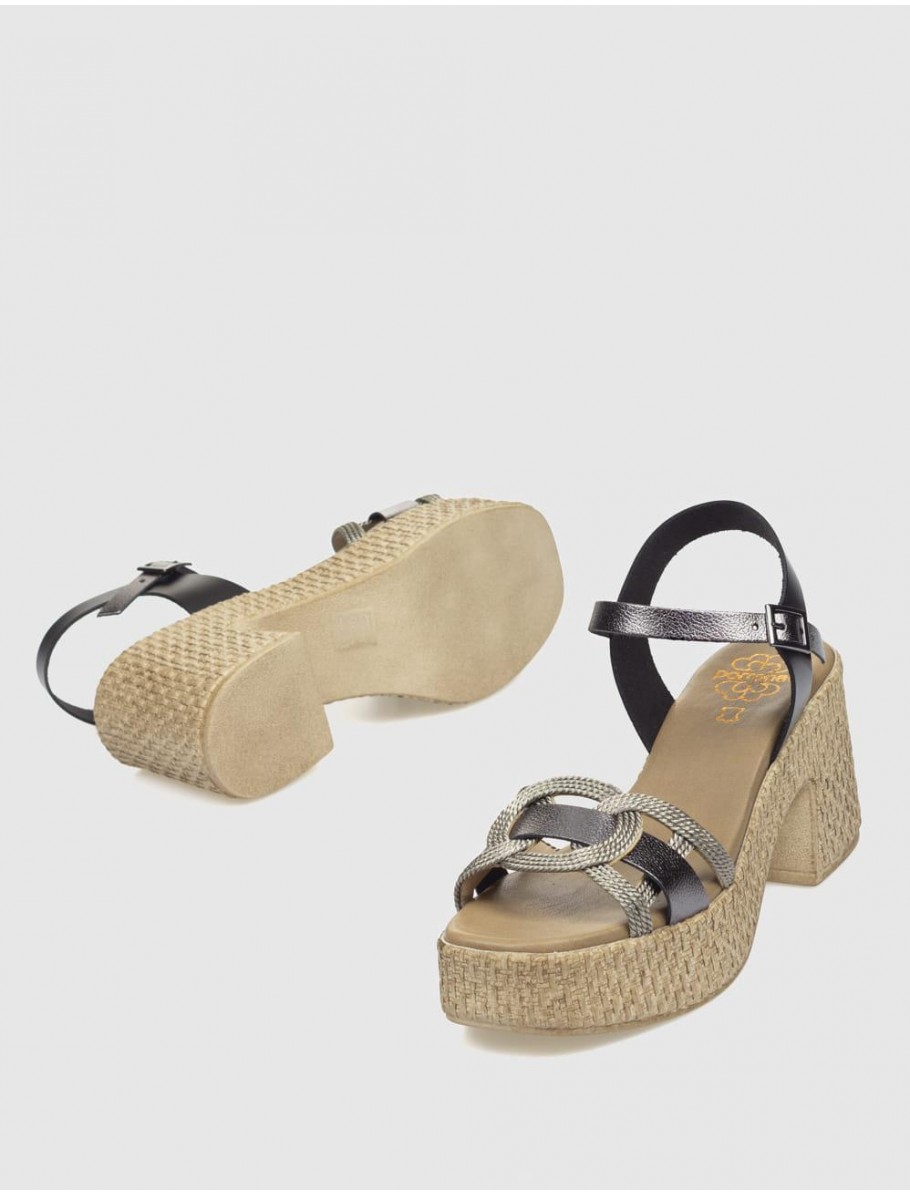 SANDALIA PORRONET 3061 NEGRO