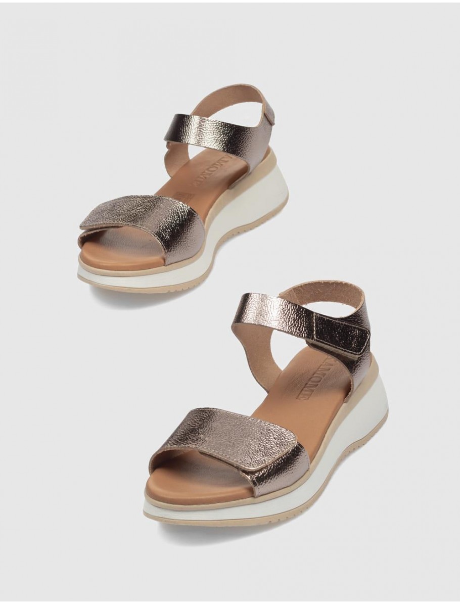 SANDALIA KAMOME NASHIRA PLATINO