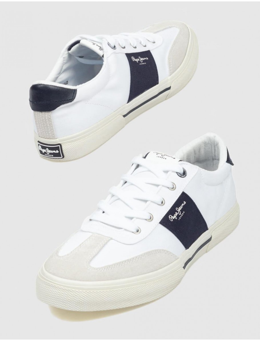 ZAPATILLA URBANA PEPE JEANS KENTON STRAP M BLANCO