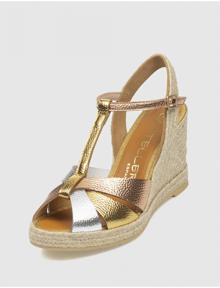 ALPARGATA CASTELLER 889 PLATINO