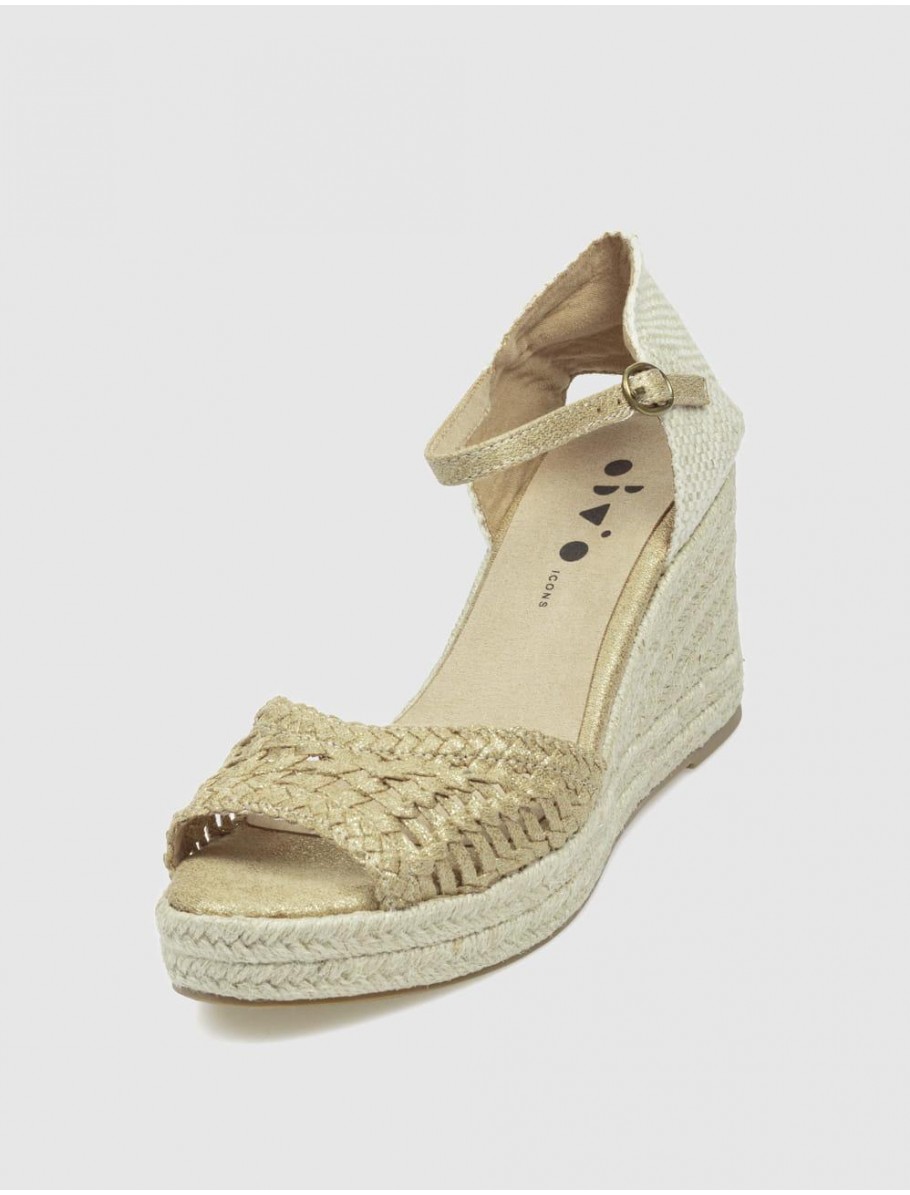 ALPARGATA OBVIO KEIKO ORO