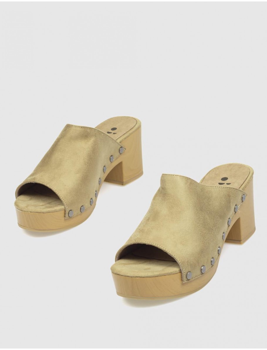 ZUECO OBVIO SHOES ZENDA CaMEL