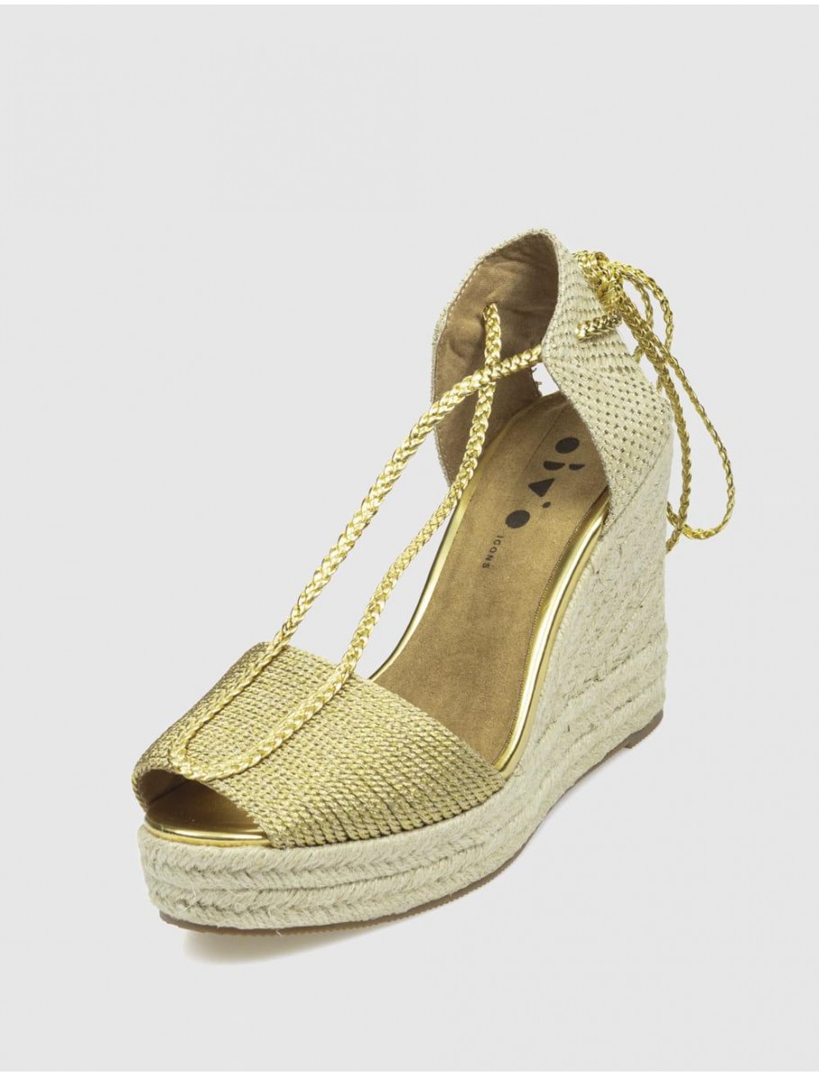 ALPARGATA OBVIO WAKANA ORO