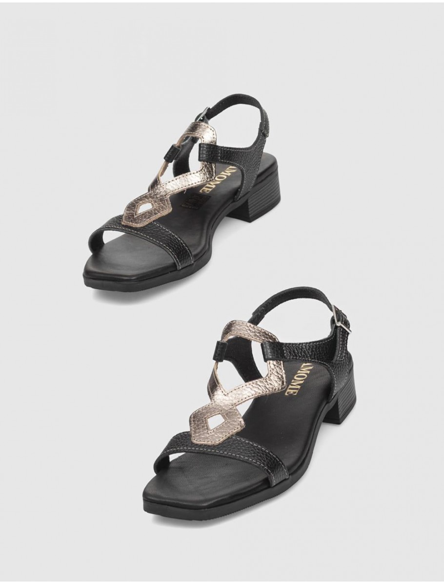 SANDALIA KAMOME KERES NEGRO