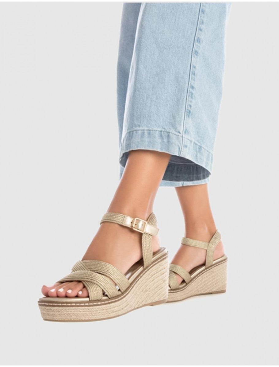 ALPARGATA XTI 142906 ORO