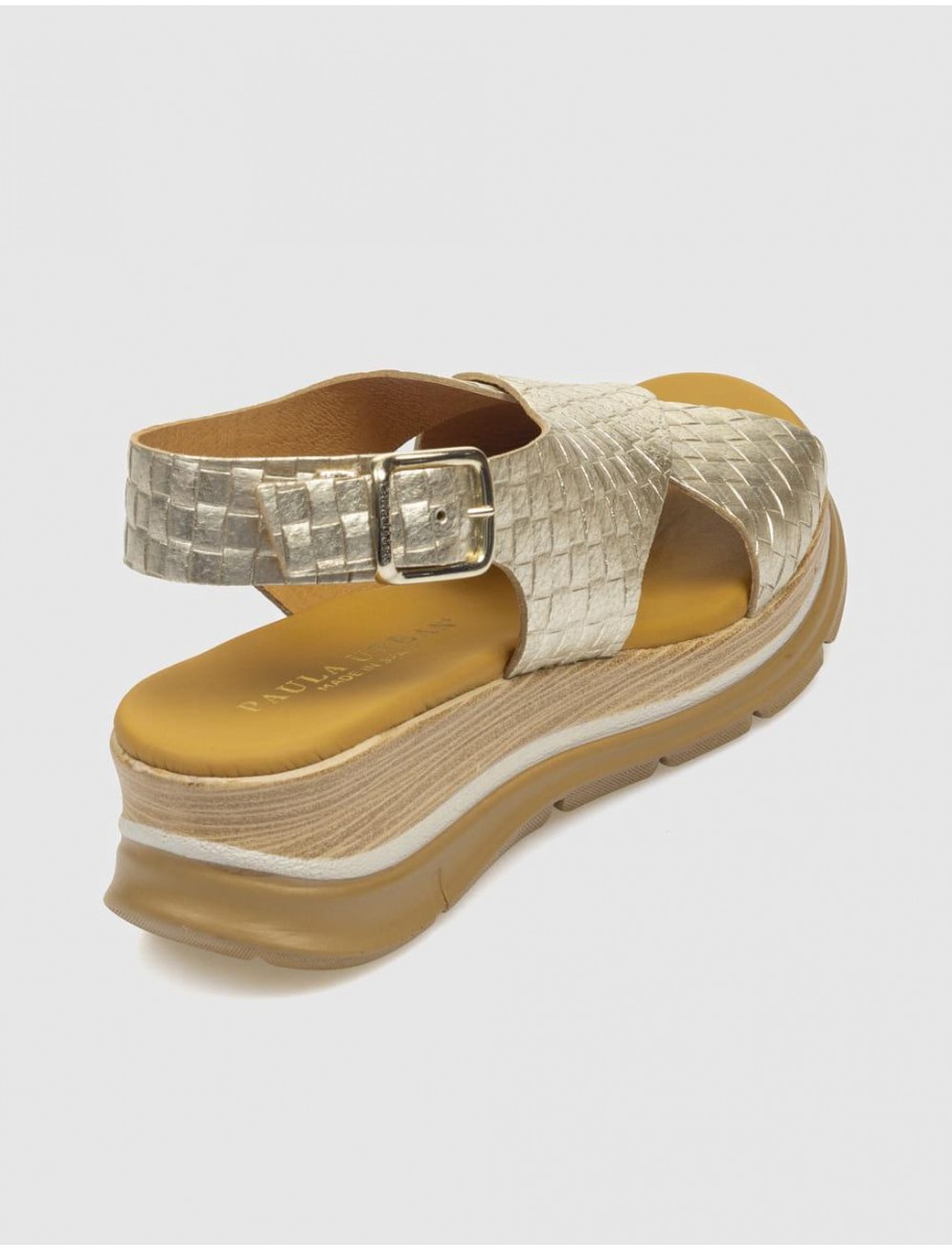 SANDALIA PAULA URBAN 24 651 PLATINO