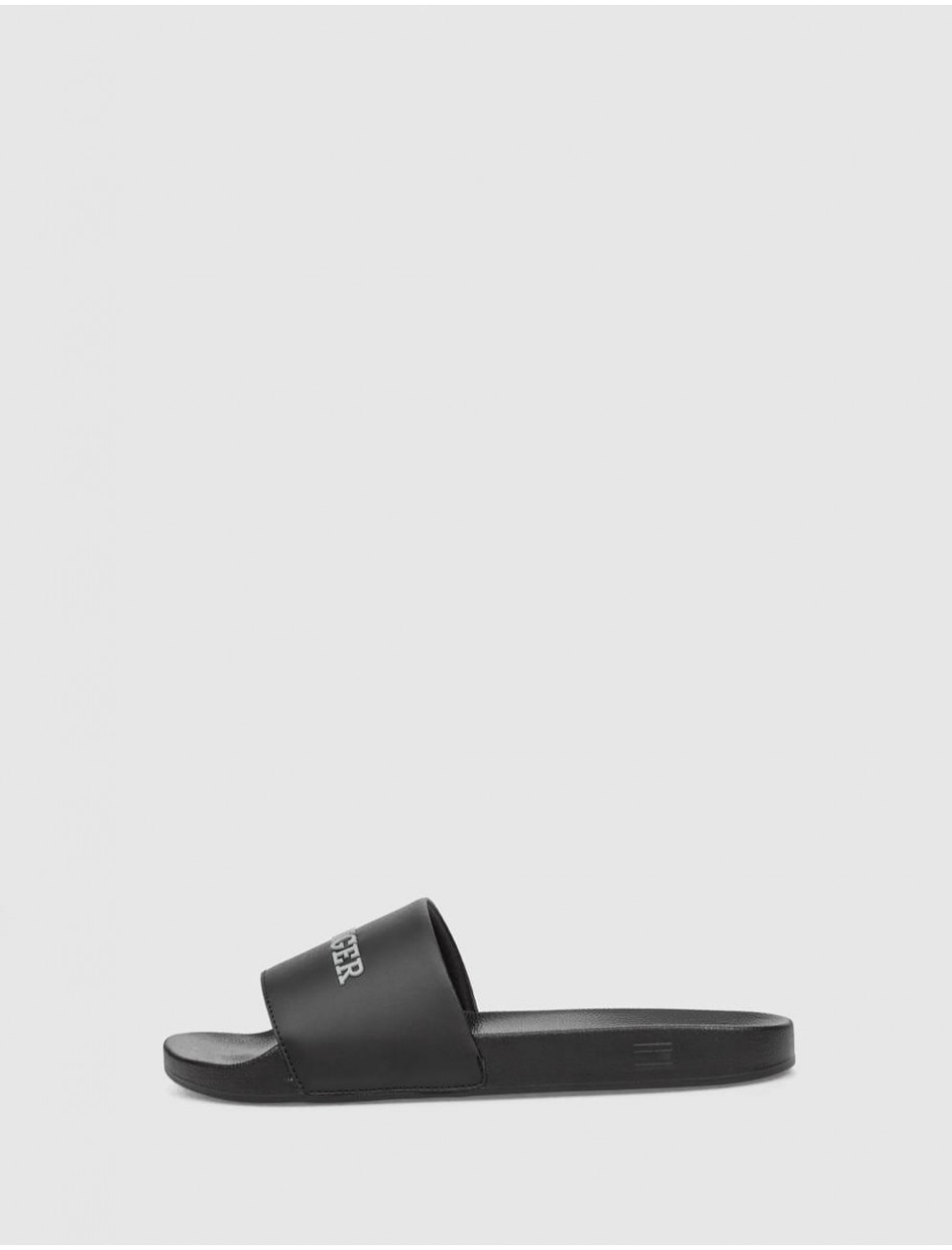 CHANCLA TOMMY HILFIGER HILFIGER RAISED POOLSLIDE NEGRO