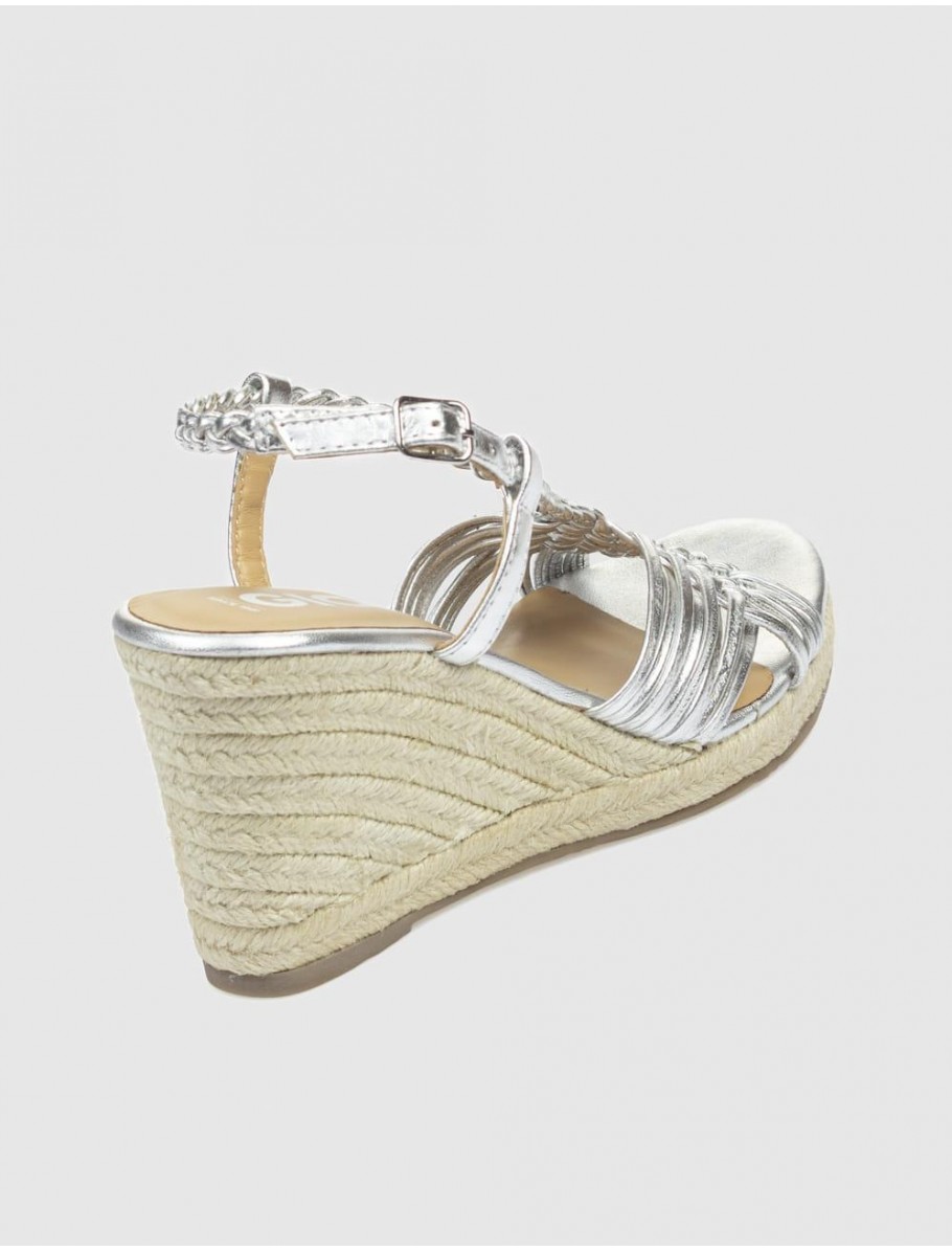 ALPARGATA GIOSEPPO GLIDE PLATA