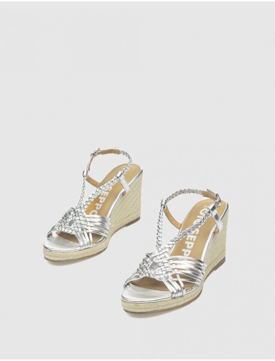 ALPARGATA GIOSEPPO GLIDE PLATA