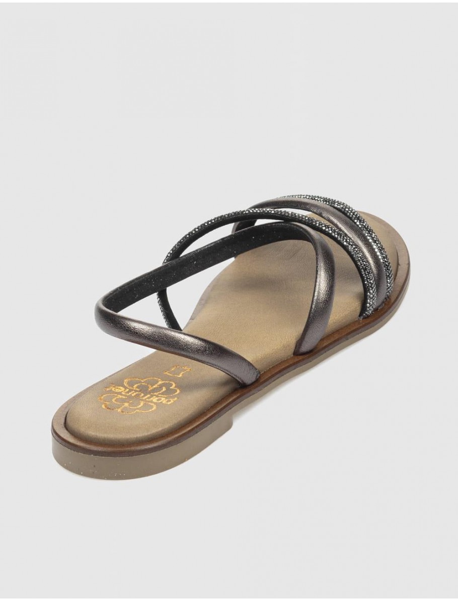 SANDALIA PORRONET 3010 PLOMO
