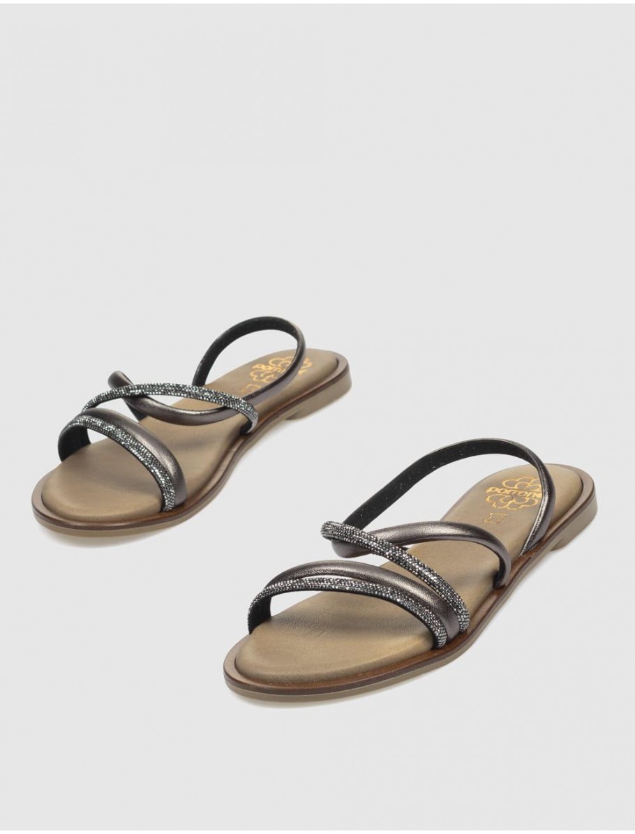 SANDALIA PORRONET 3010 PLOMO